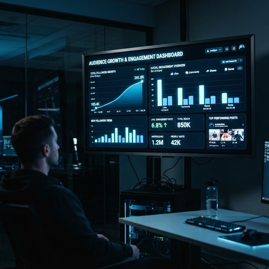 Audience growth analytics