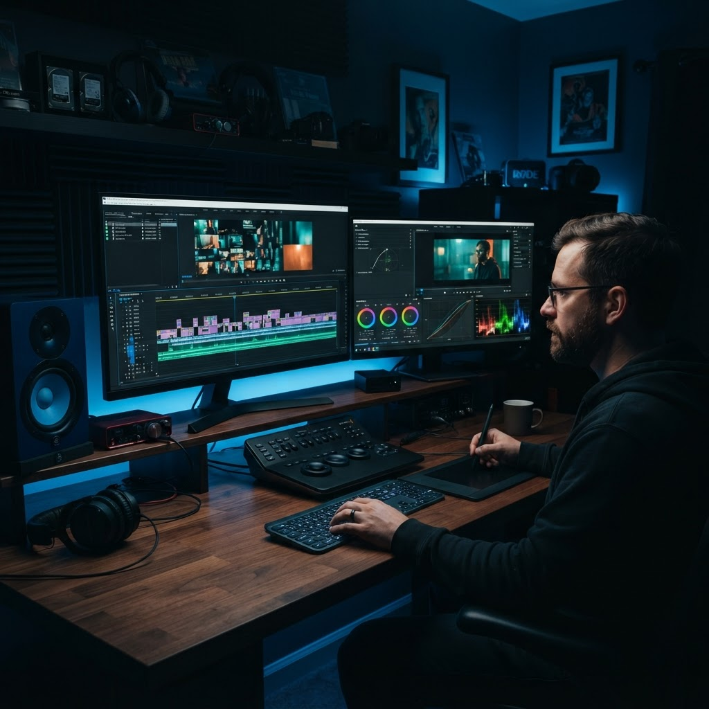 Video editing workspace